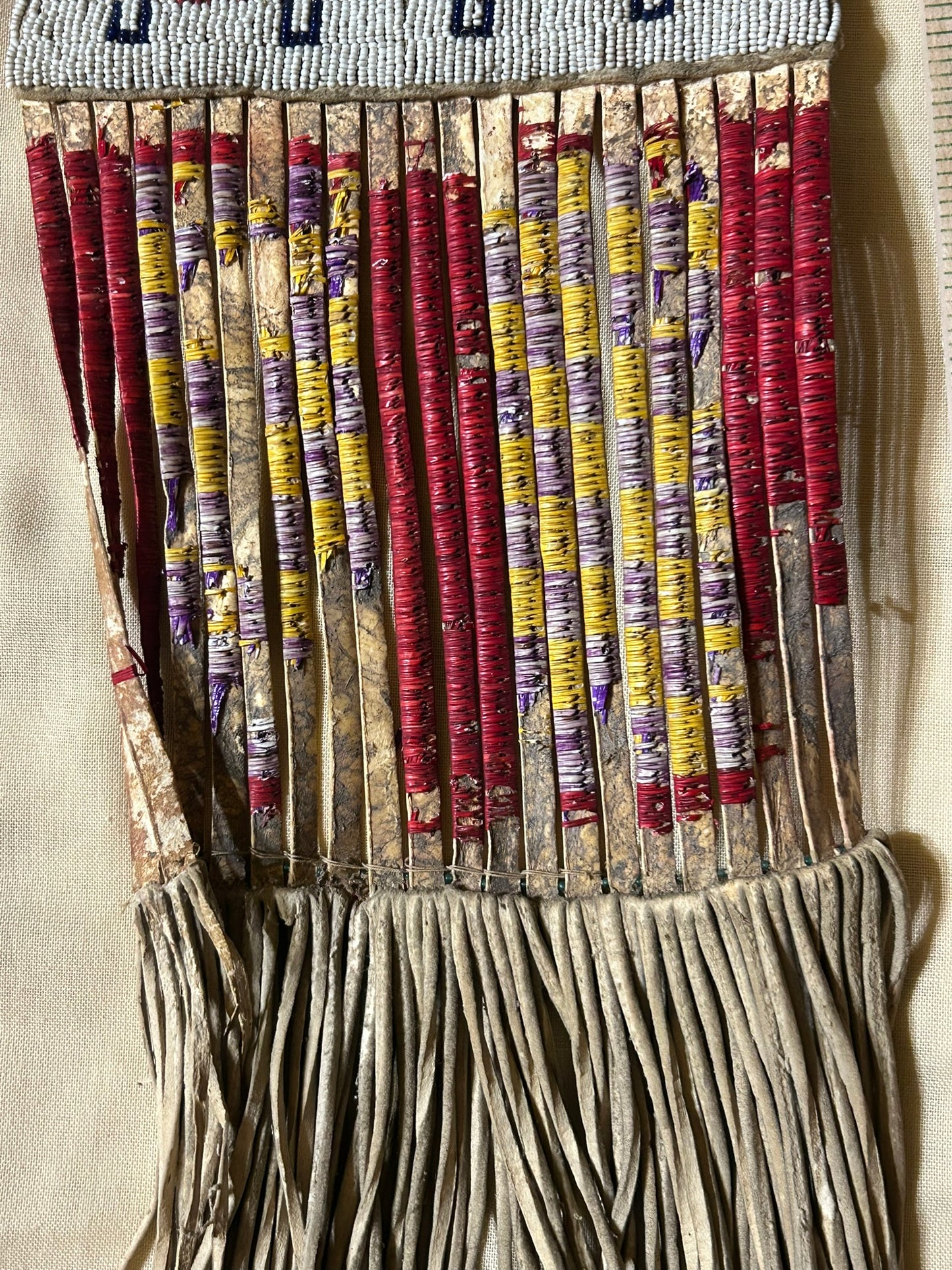 NATIVE AMERICAN SIOUX PIPE BAG LATE 1800'S
