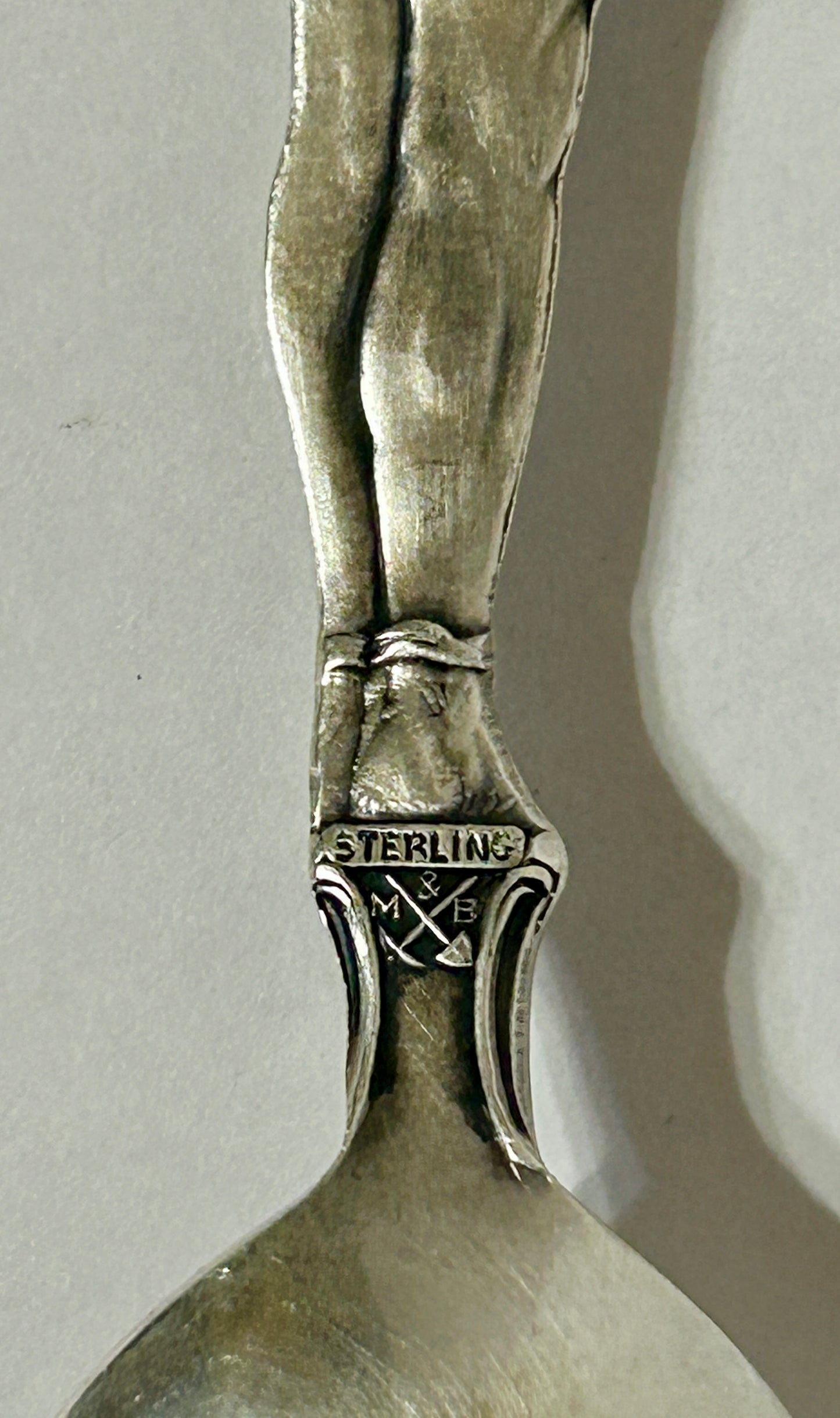 STERLING SILVER NATIVE AMERICAN FIGURAL SPOON
