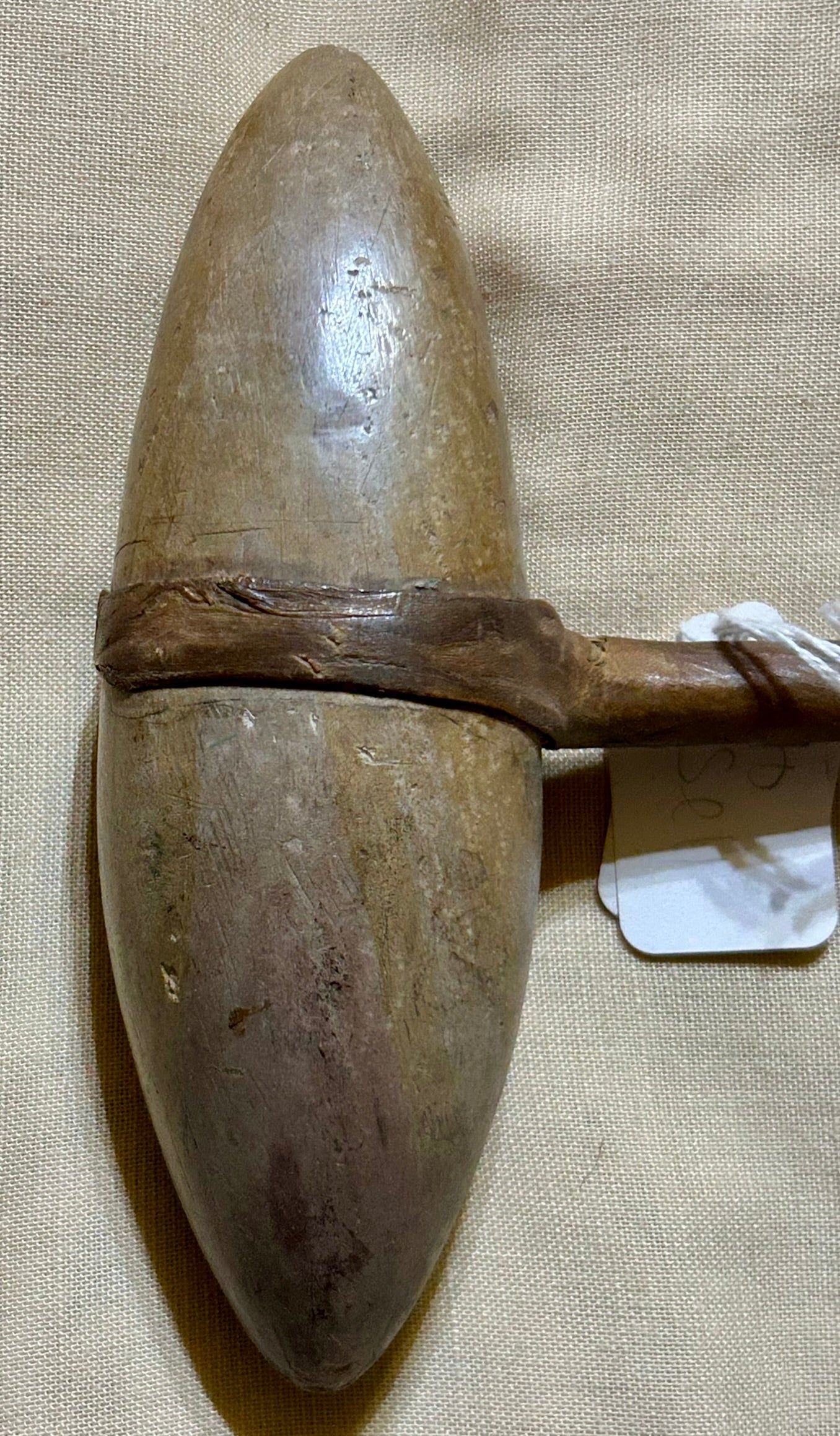 NATIVE AMERICAN PLAINS WAR CLUB LATE 1800'S