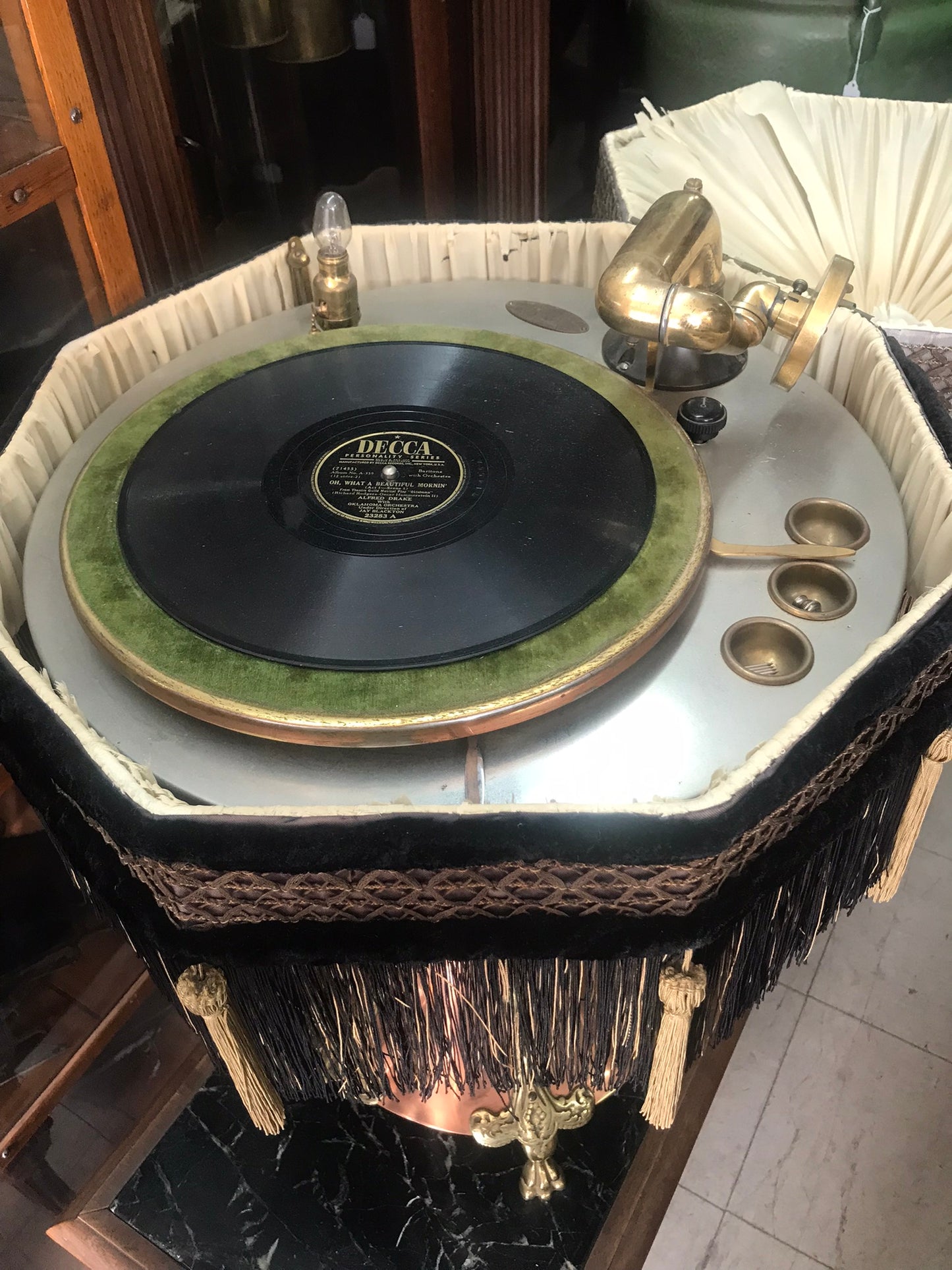 RARE PHONOGRAPH LAMP