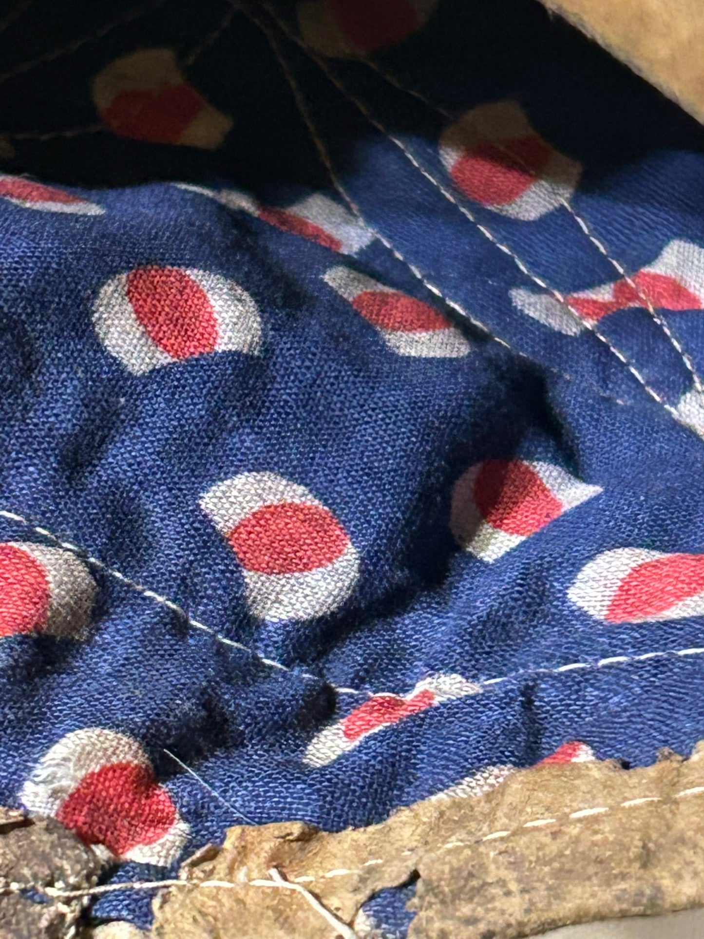 NATIVE AMERICAN BEADED FLAT BAG WITH SCULPTURED DESIGNS