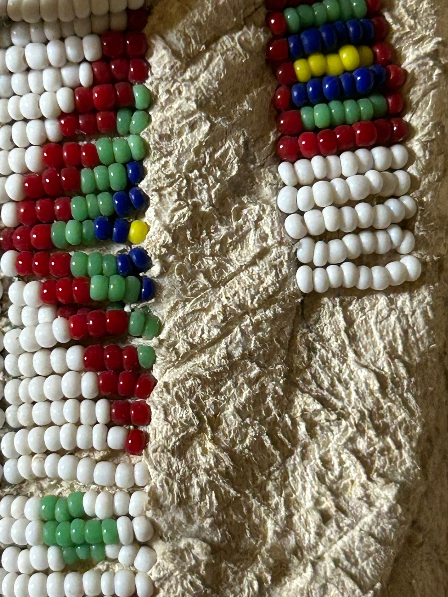 NATIVE AMERICAN SINEW BEADED MOCCASINS