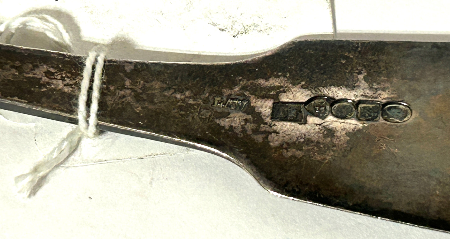 ANTIQUE IRISH SILVER FISH SERVER