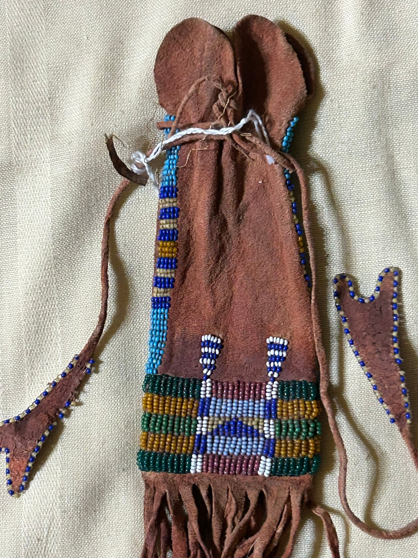 NATIVE AMERICAN NEWER SMALL BEADED BAG
