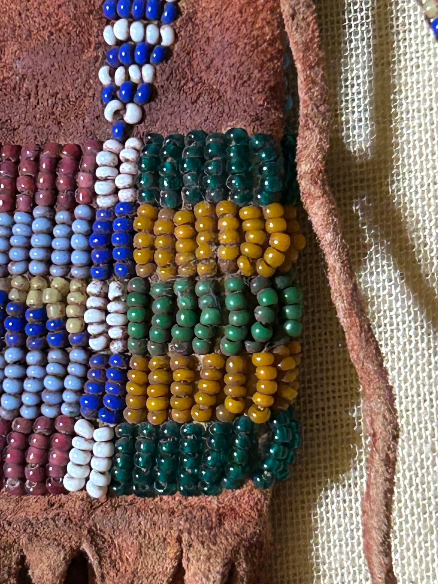 NATIVE AMERICAN NEWER SMALL BEADED BAG