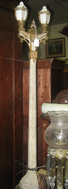 ANTIQUE SALESMAN SAMPLE OF ORNATE STREET LIGHT