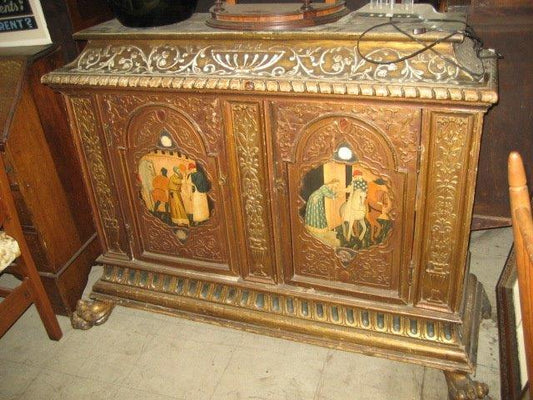 1700s Probably Italian Gilt Painted Chest