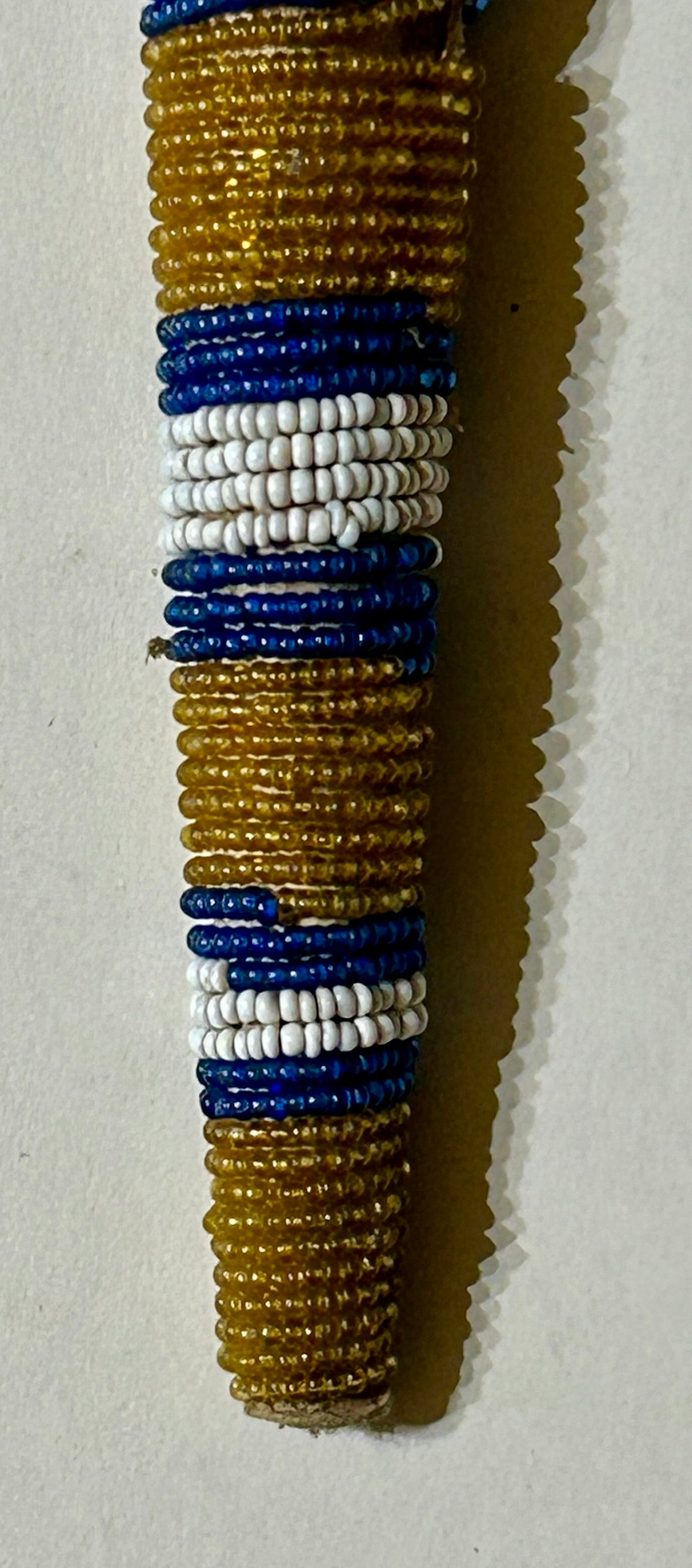 NATIVE AMERICAN SIOUX 1890'S BEADED AWL CASE