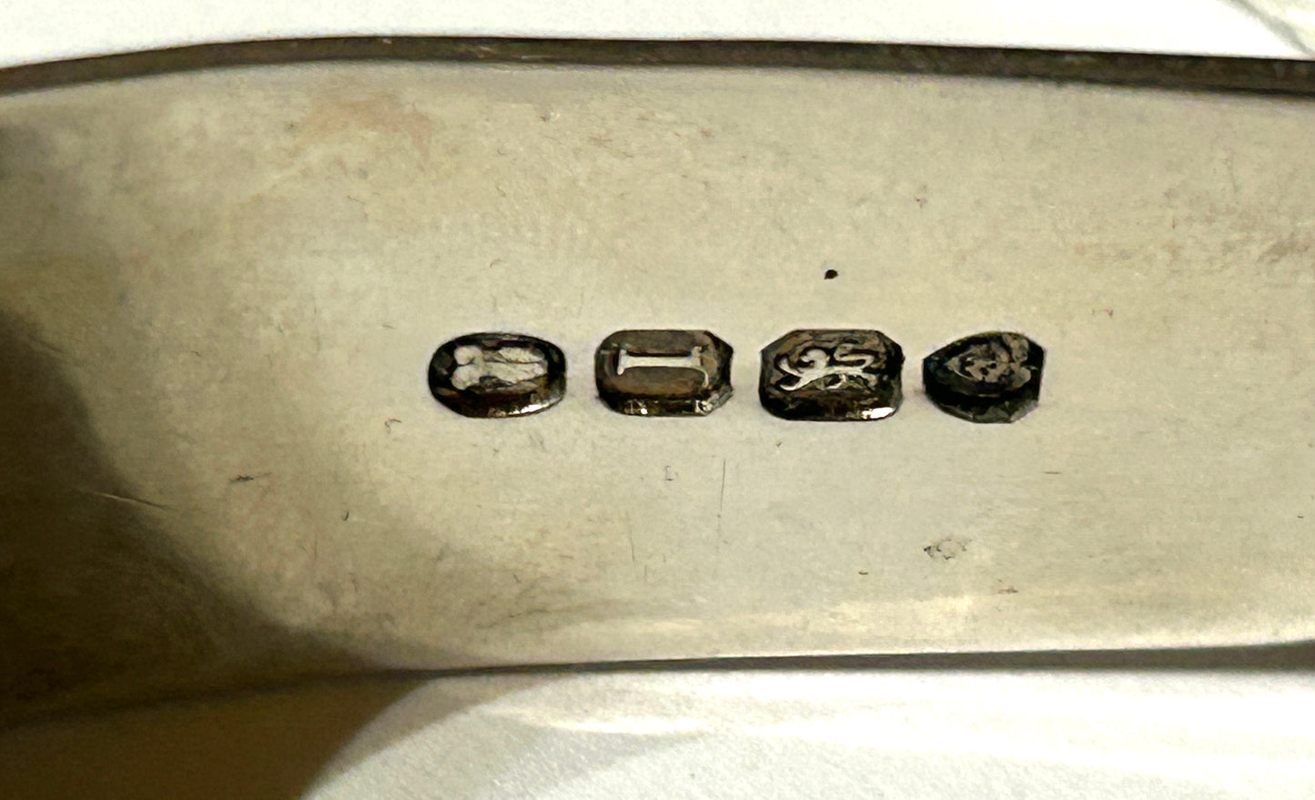 SILVER ANTIQUE SUGAR TONGS BY WM. BATEMAN