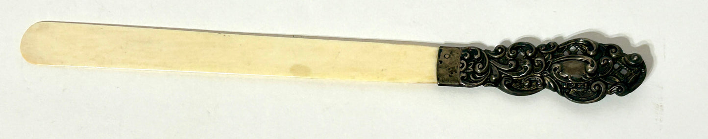 ANTIQUE STERLING FANCY PAGE TURNER