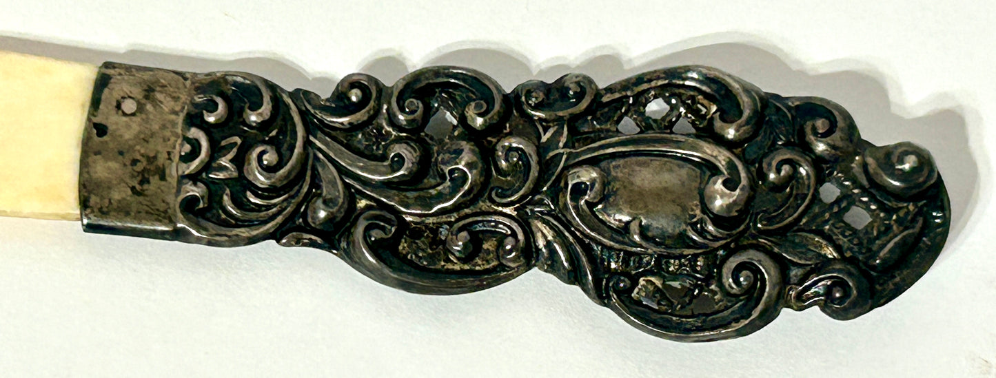 ANTIQUE STERLING FANCY PAGE TURNER