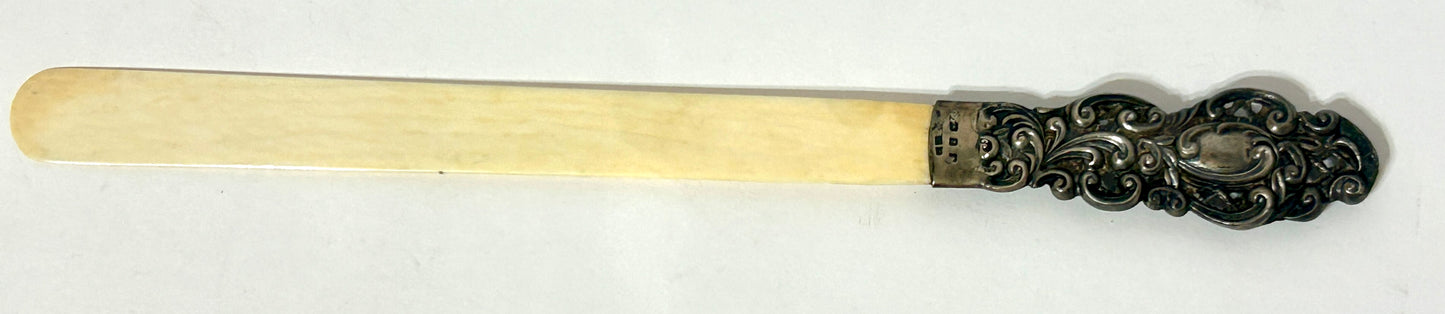 ANTIQUE STERLING FANCY PAGE TURNER