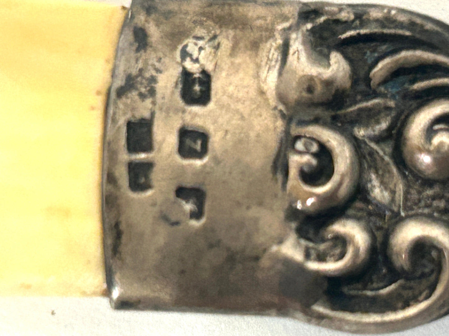 ANTIQUE STERLING FANCY PAGE TURNER