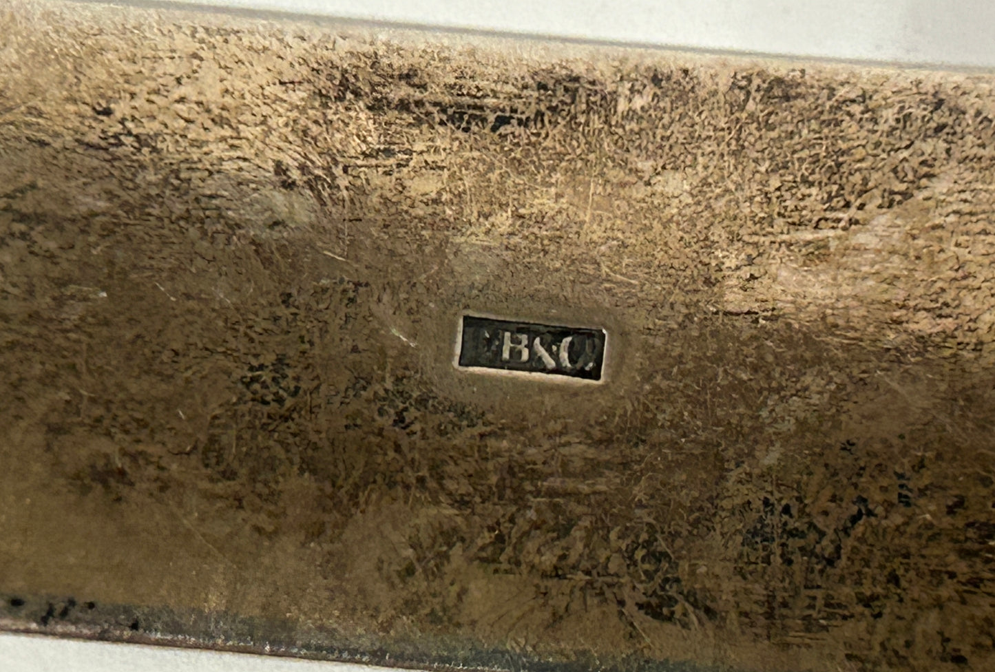 ANTIQUE COIN SILVER LARGE LADLE