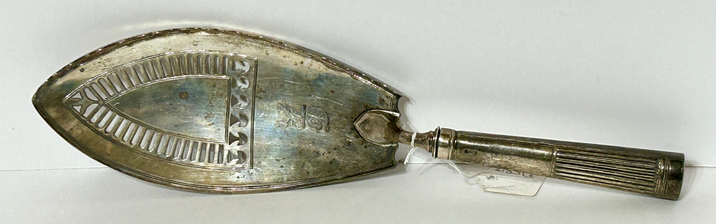 STERLING SILVER FISH SERVER LONDON LATE 1700'S