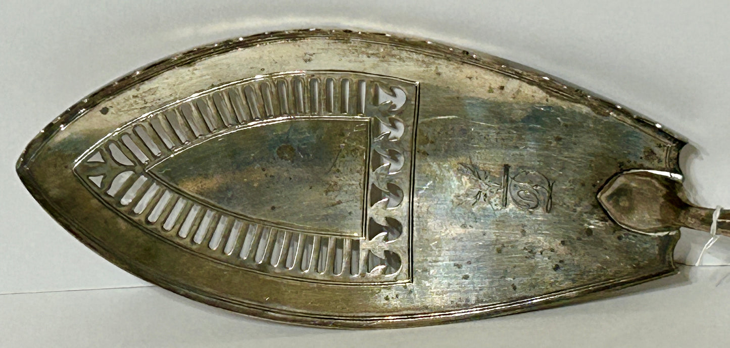 STERLING SILVER FISH SERVER LONDON LATE 1700'S
