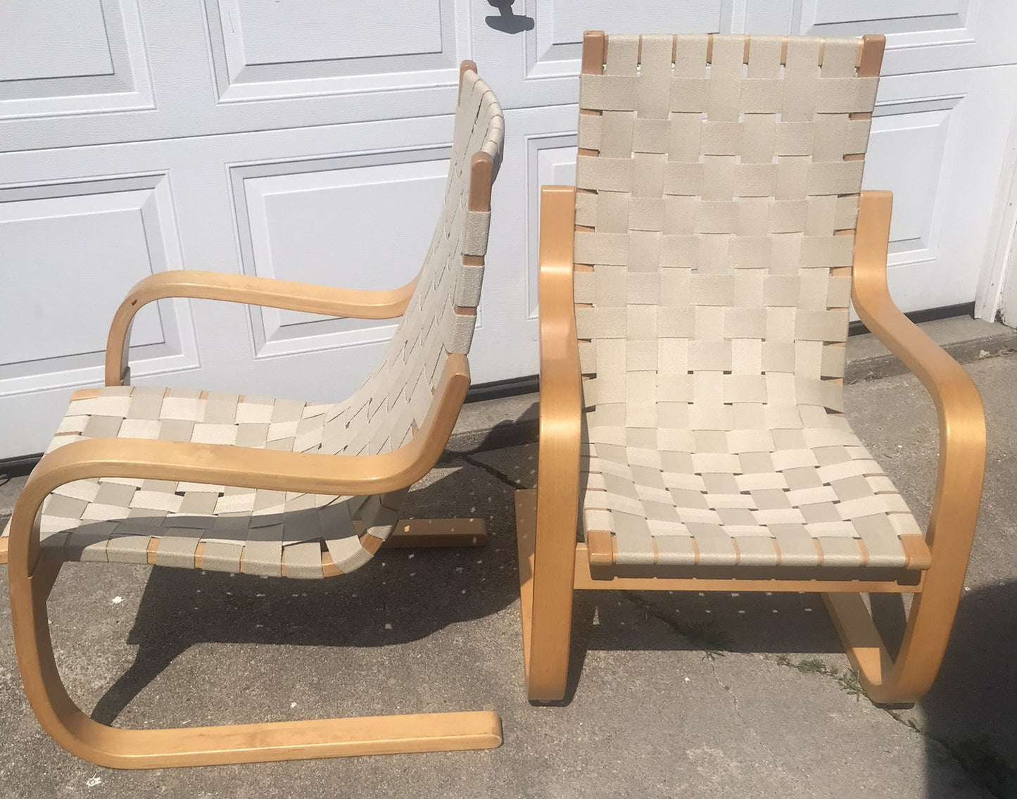 AALTO ARTEK BIRCH ARM CHAIRS