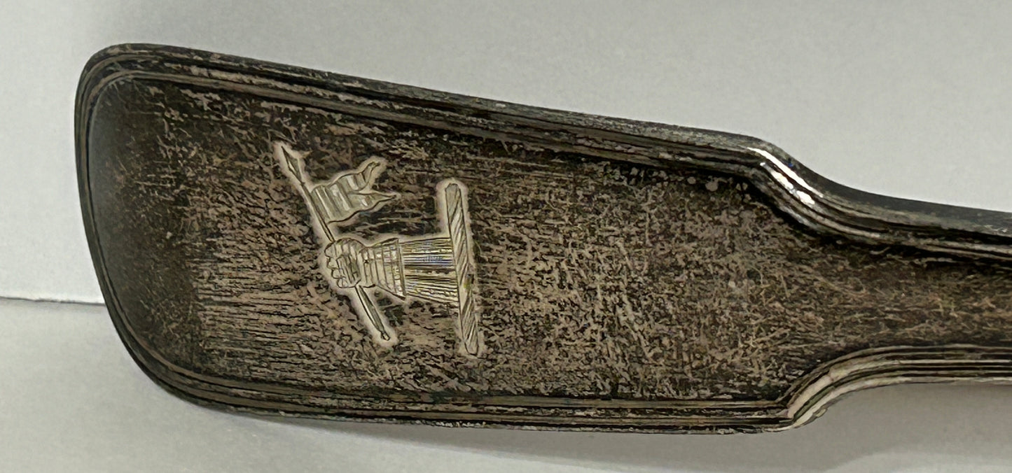 EARLY STERLING SILVER LADLE LONDON MAKER