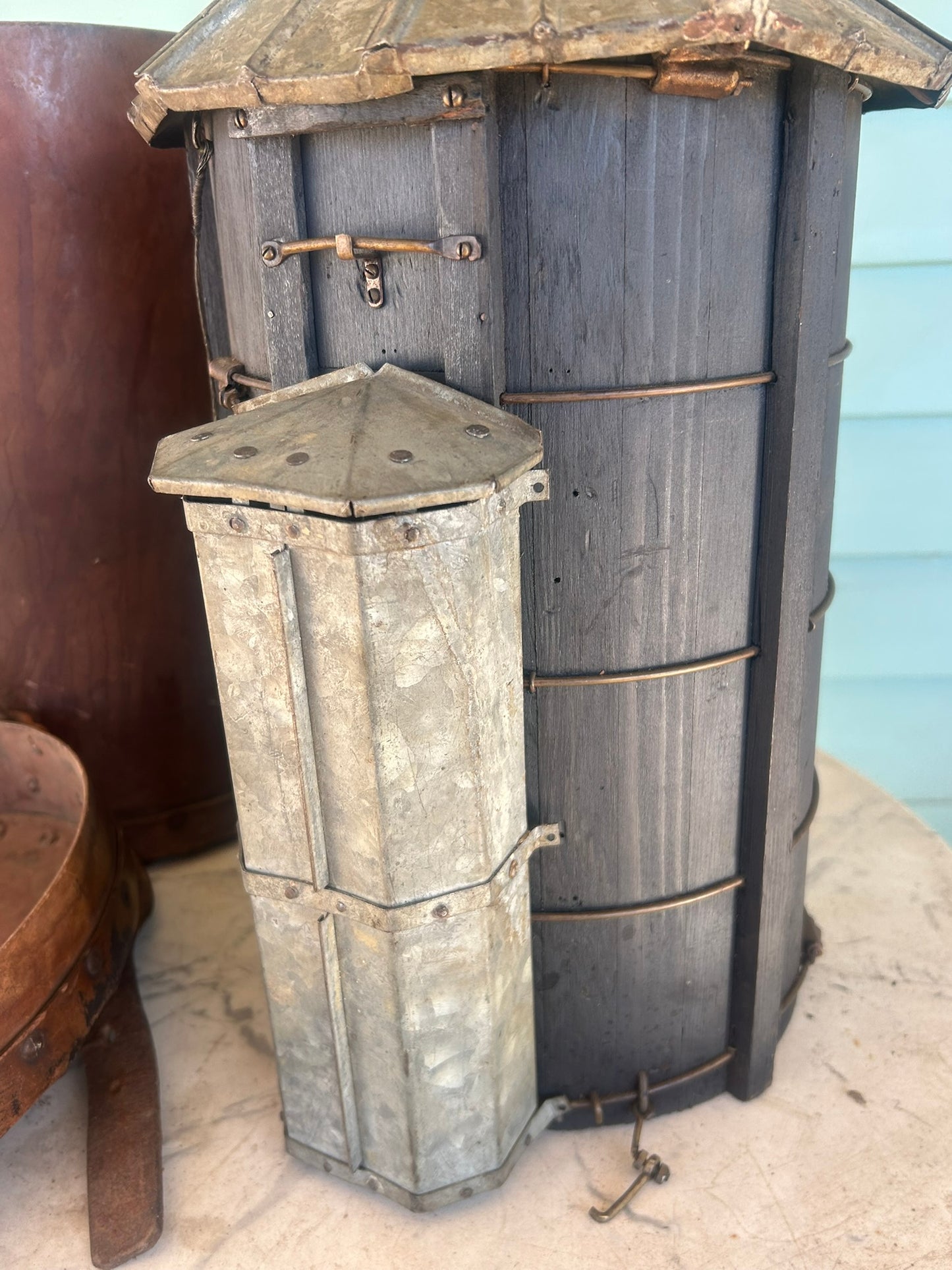 ANTIQUE SALESMAN SAMPLE OF SILO
