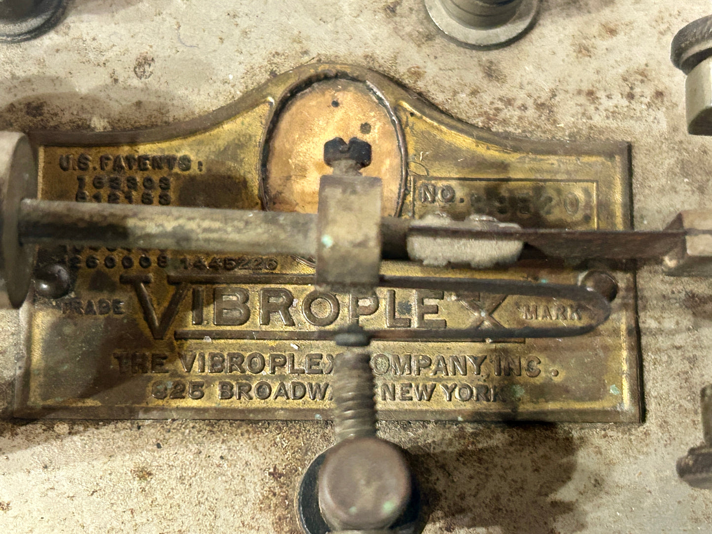 VIBROPLEX TELEGRAPH KEY 1923