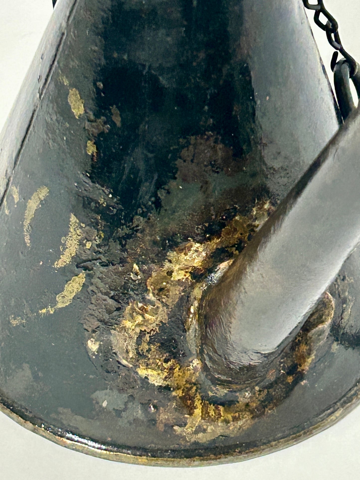 B & O RAILROAD ANTIQUE TIN TORCH LAMP