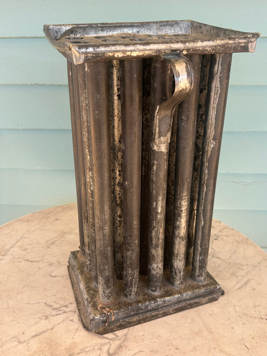CANDLE MOLD 20 TUBE TIN ANTIQUE