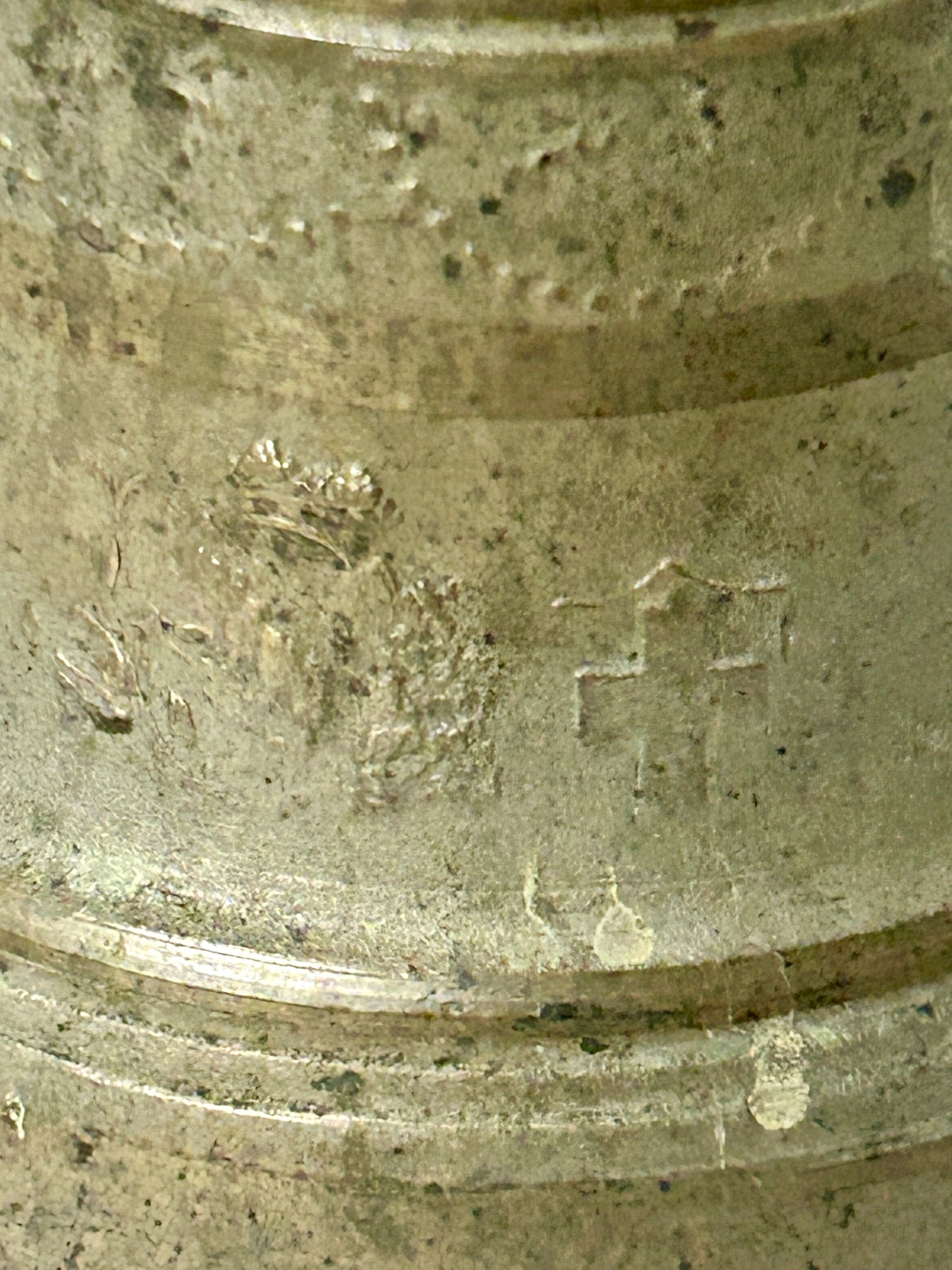 ANTIQUE BRONZE BELL CHIANTEL FONDEUR 1879