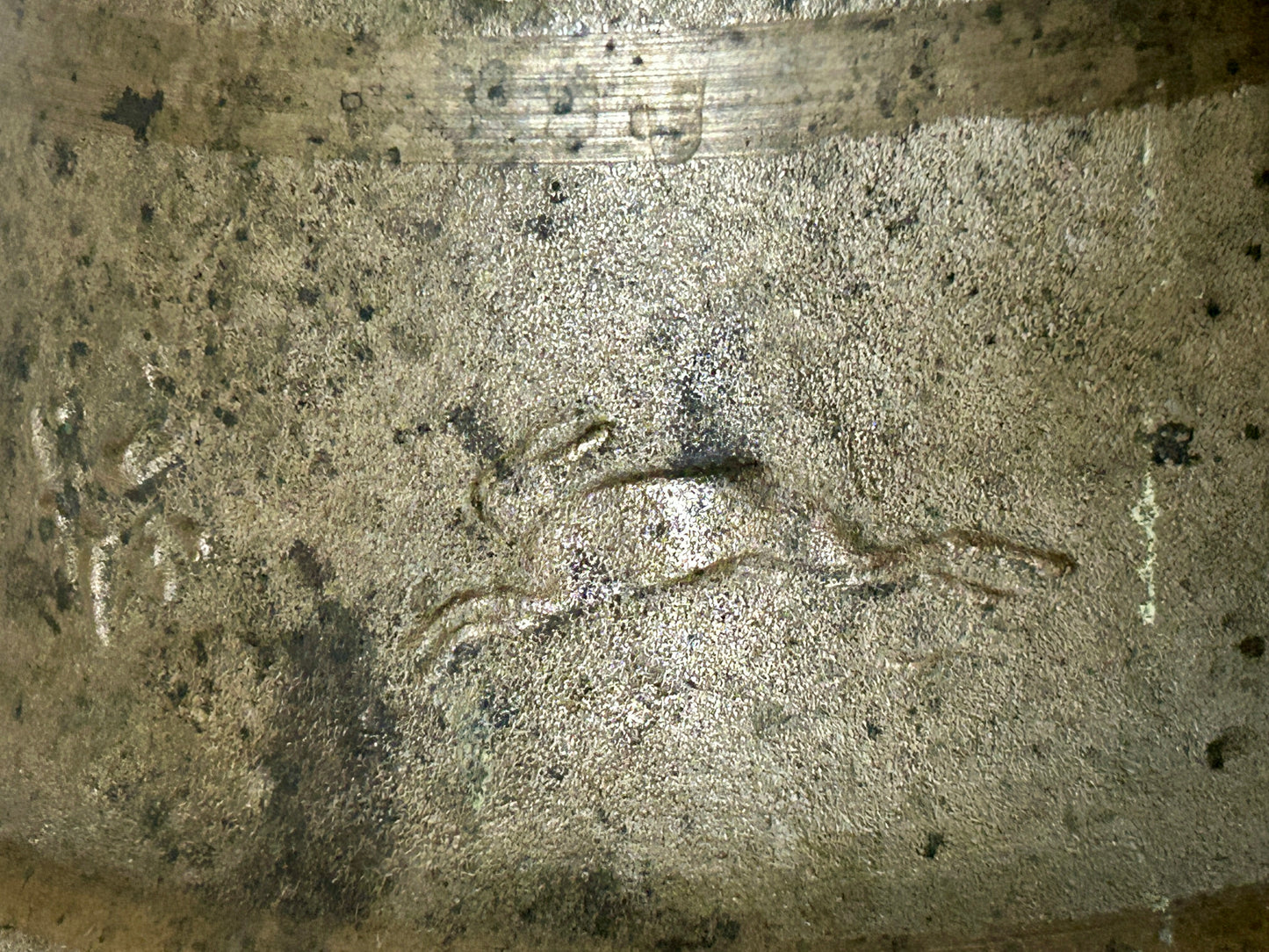 ANTIQUE BRONZE BELL CHIANTEL FONDEUR 1879