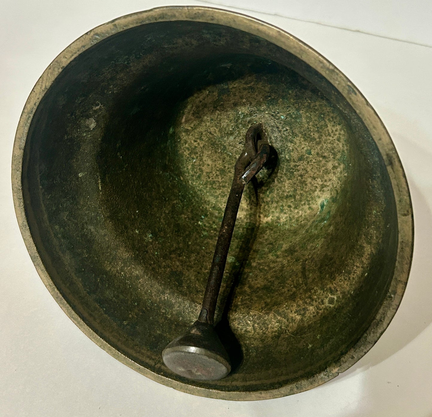ANTIQUE BRONZE BELL CHIANTEL FONDEUR 1879