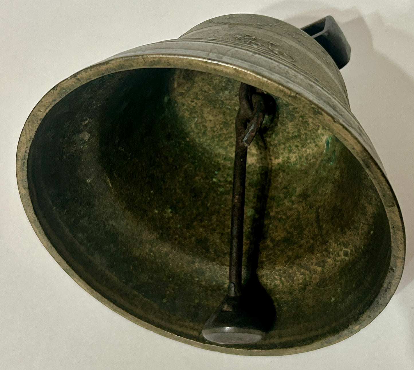 ANTIQUE BRONZE BELL CHIANTEL FONDEUR 1879