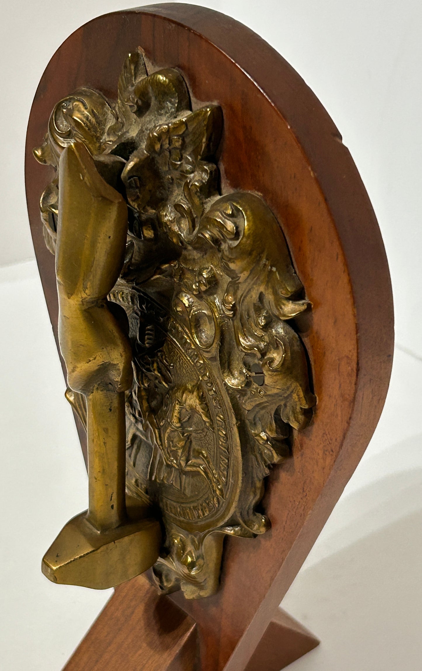 KNIGHTS TEMPLAR DOOR KNOCKER WITH STONE MASONS MALLET