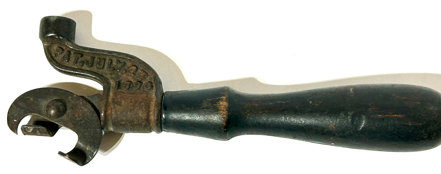CAST IRON ANTIQUE CAN OPENER PATENT 1893