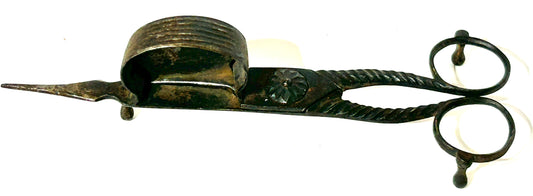 EARLY CAST IRON CANDLE SNUFFER
