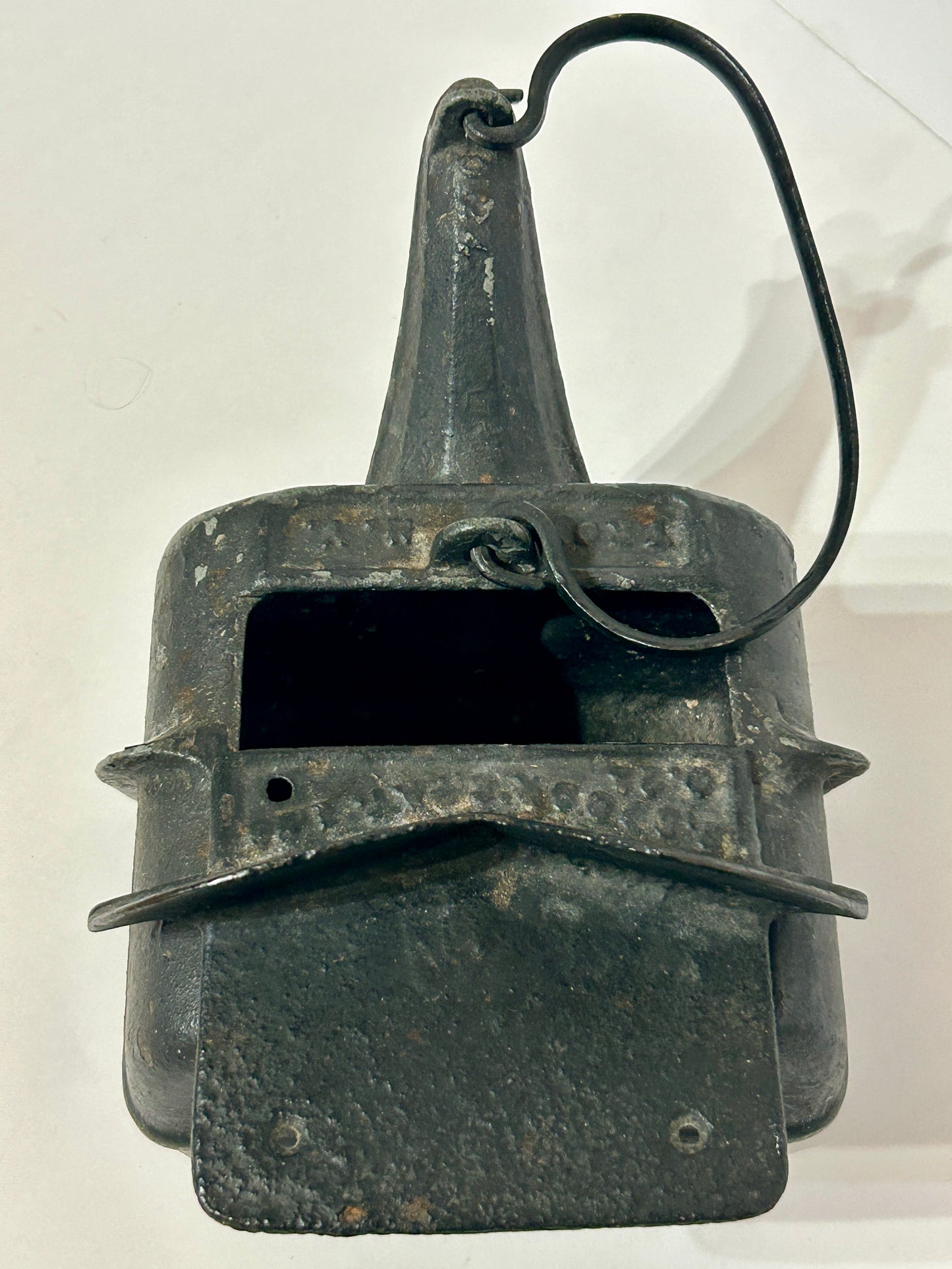 CAST IRON 1869 S. SPOARS BOILING KETTLE TROY NEW YORK