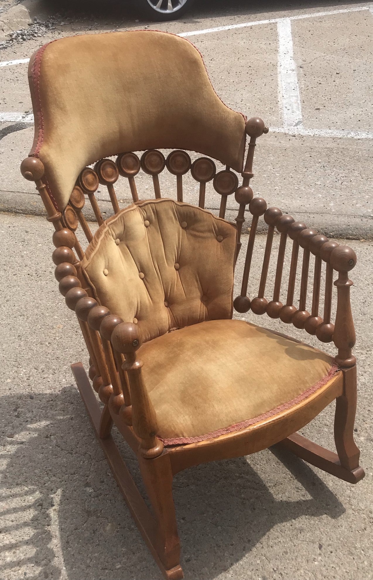 HUNZINGER ANTIQUE LOLLIPOP ROCKER