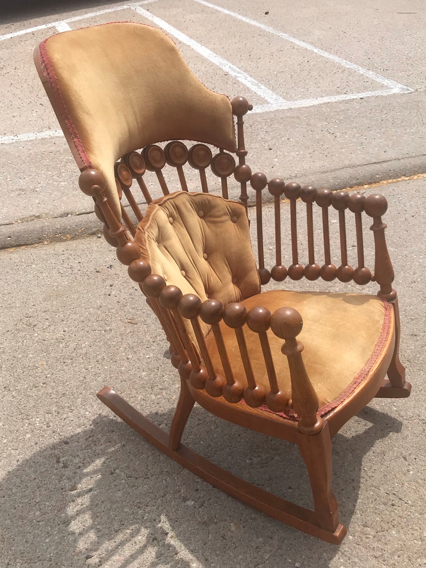 HUNZINGER ANTIQUE LOLLIPOP ROCKER