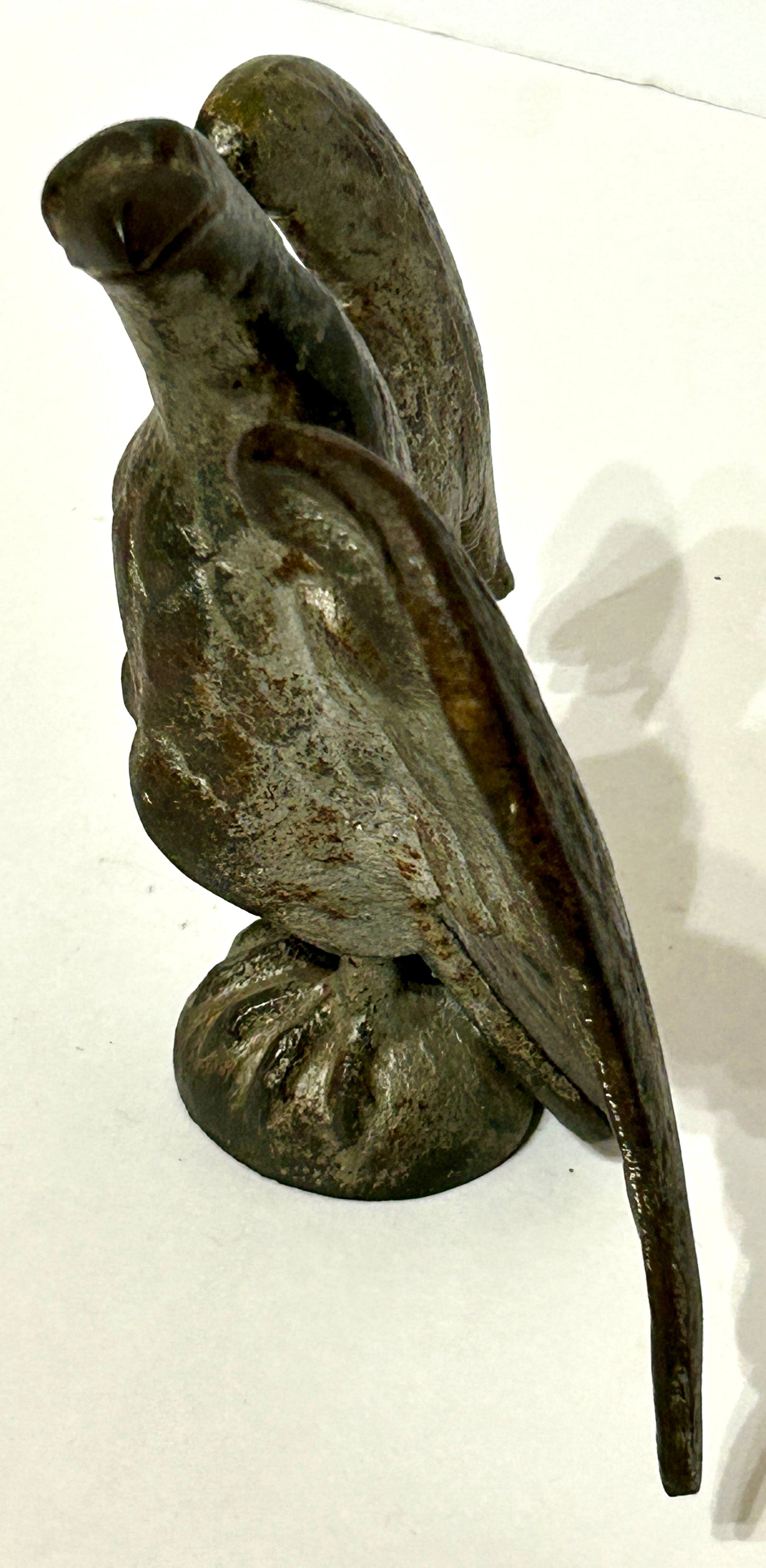 CAST IRON FIGURAL ANTIQUE EAGLE