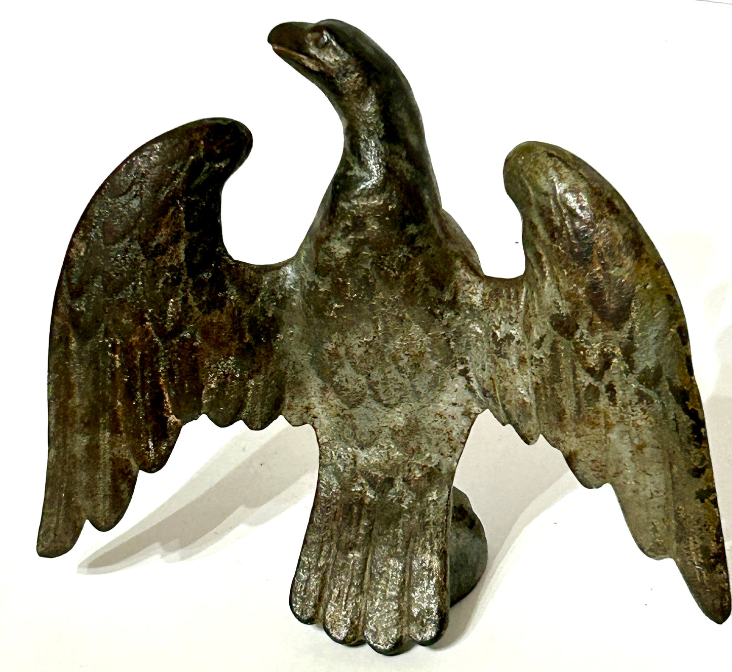 CAST IRON FIGURAL ANTIQUE EAGLE