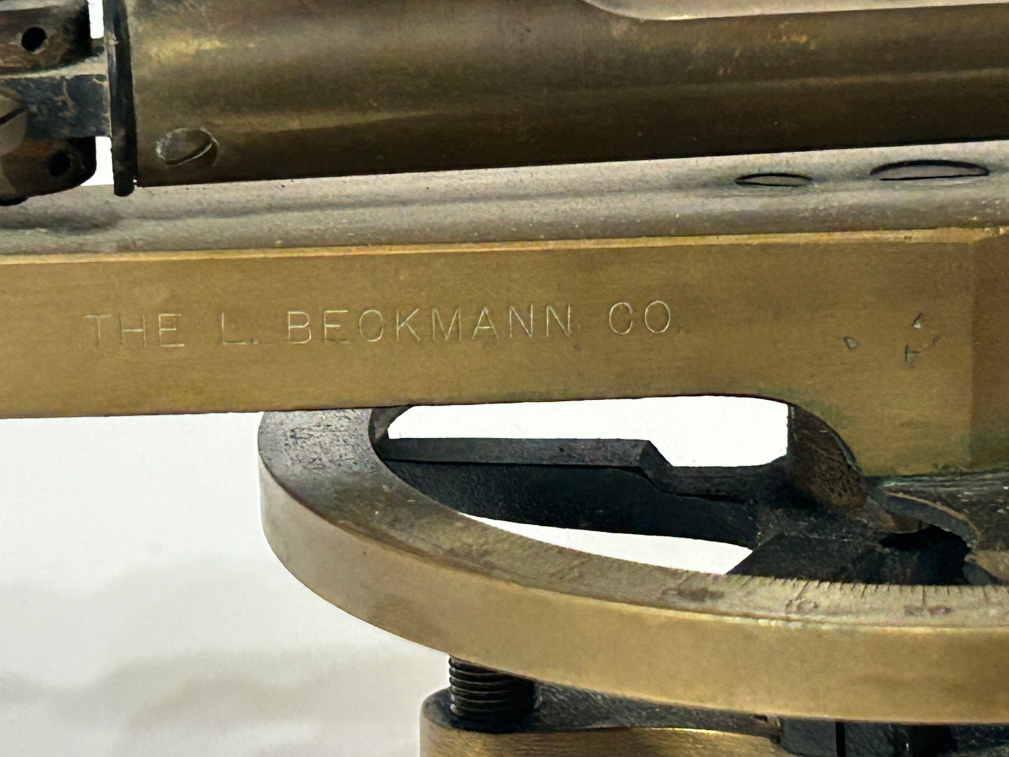 BECKMAN BRASS SURVEYING ANTIQUE TRANSIT