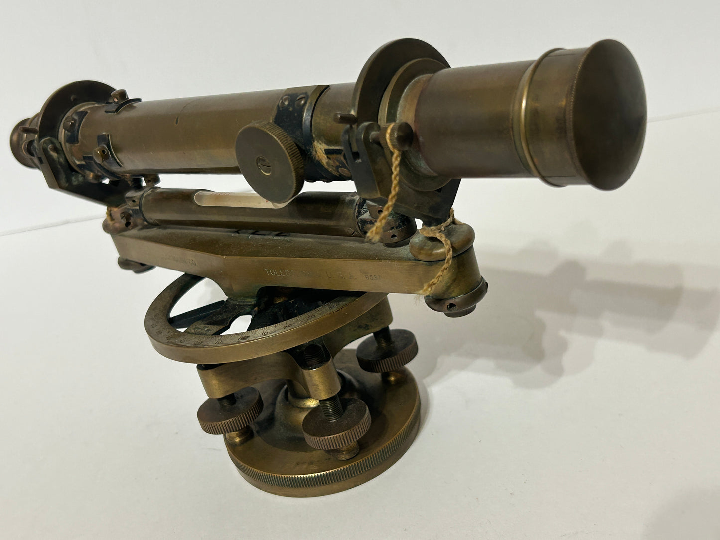 BECKMAN BRASS SURVEYING ANTIQUE TRANSIT