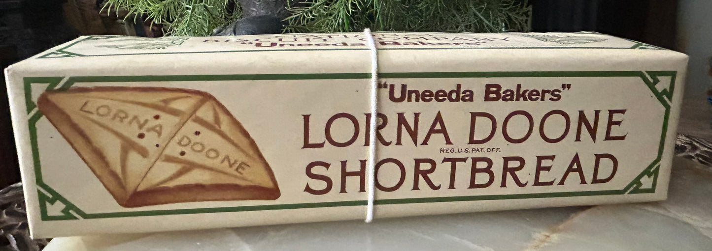 NATIONAL BISCUIT ANTIQUE DISPLAY BOX LORNA DOONE SHORTBREAD