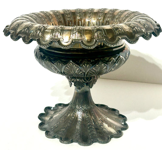 ANTIQUE STERLING SILVER CENTERPIECE BOWL BY BAILEY & CO. 1852-1862 PHILADELPHIA.  CALL OR TEXT FOR MORE INFORMATION
