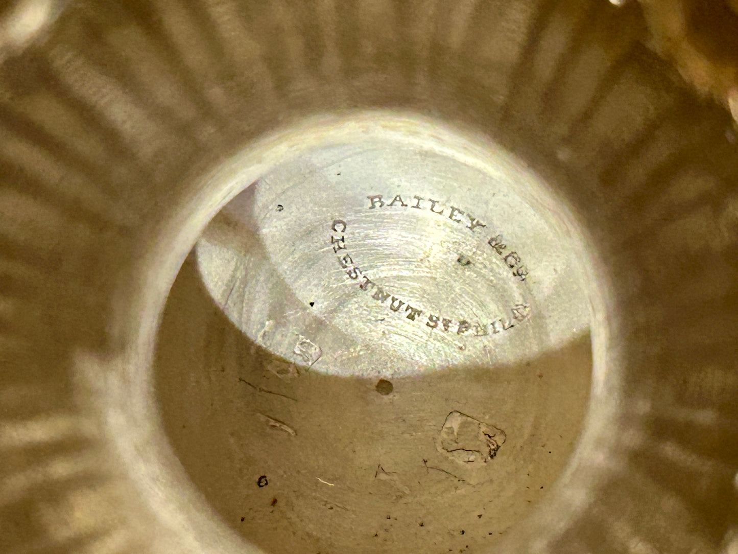 ANTIQUE STERLING SILVER CENTERPIECE BOWL BY BAILEY & CO. 1852-1862 PHILADELPHIA.  CALL OR TEXT FOR MORE INFORMATION