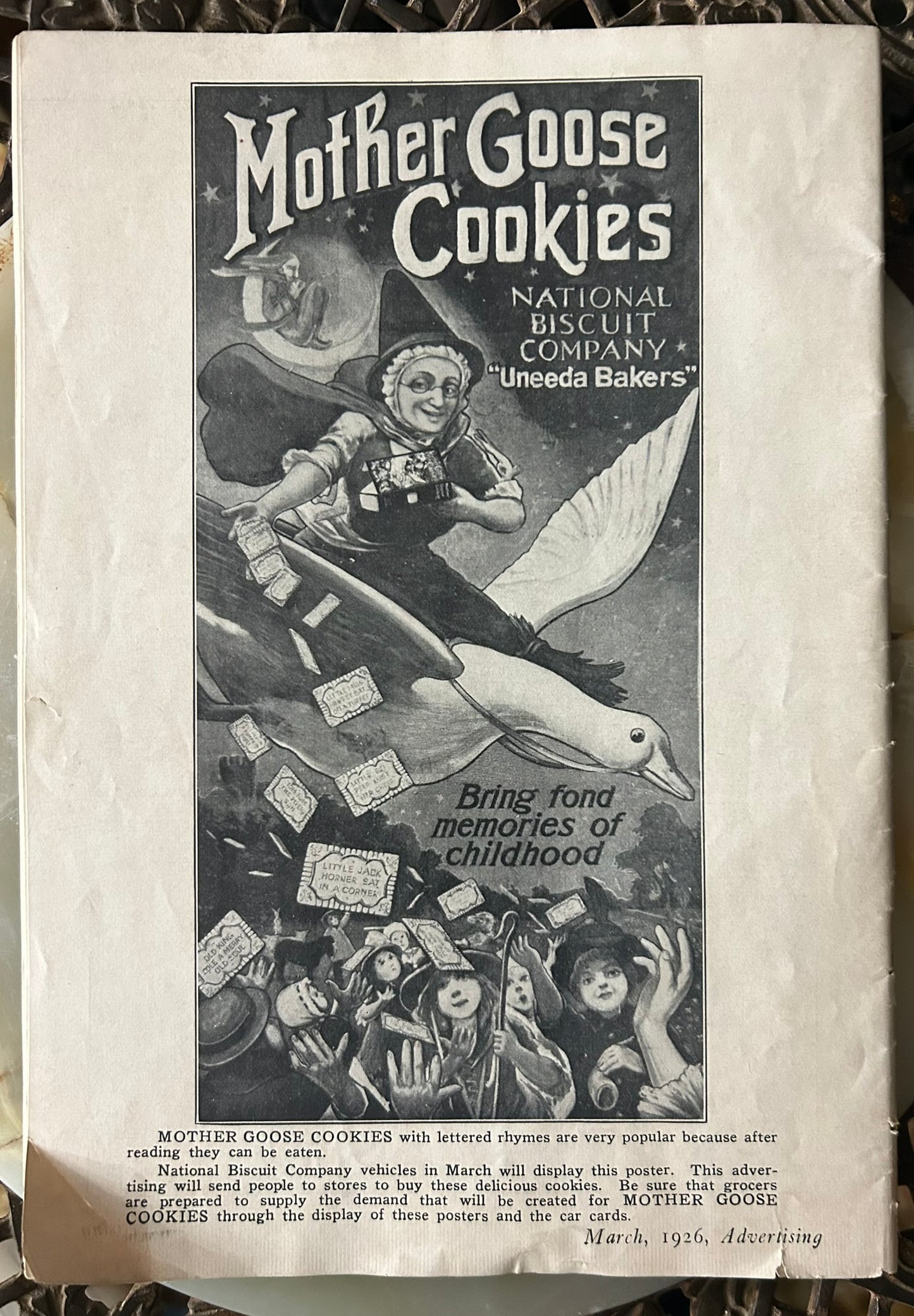 ANTIQUE NATIONAL BISCUIT COMPANY MARCH 1926 DEALER 31 PAGE MAGAZINE