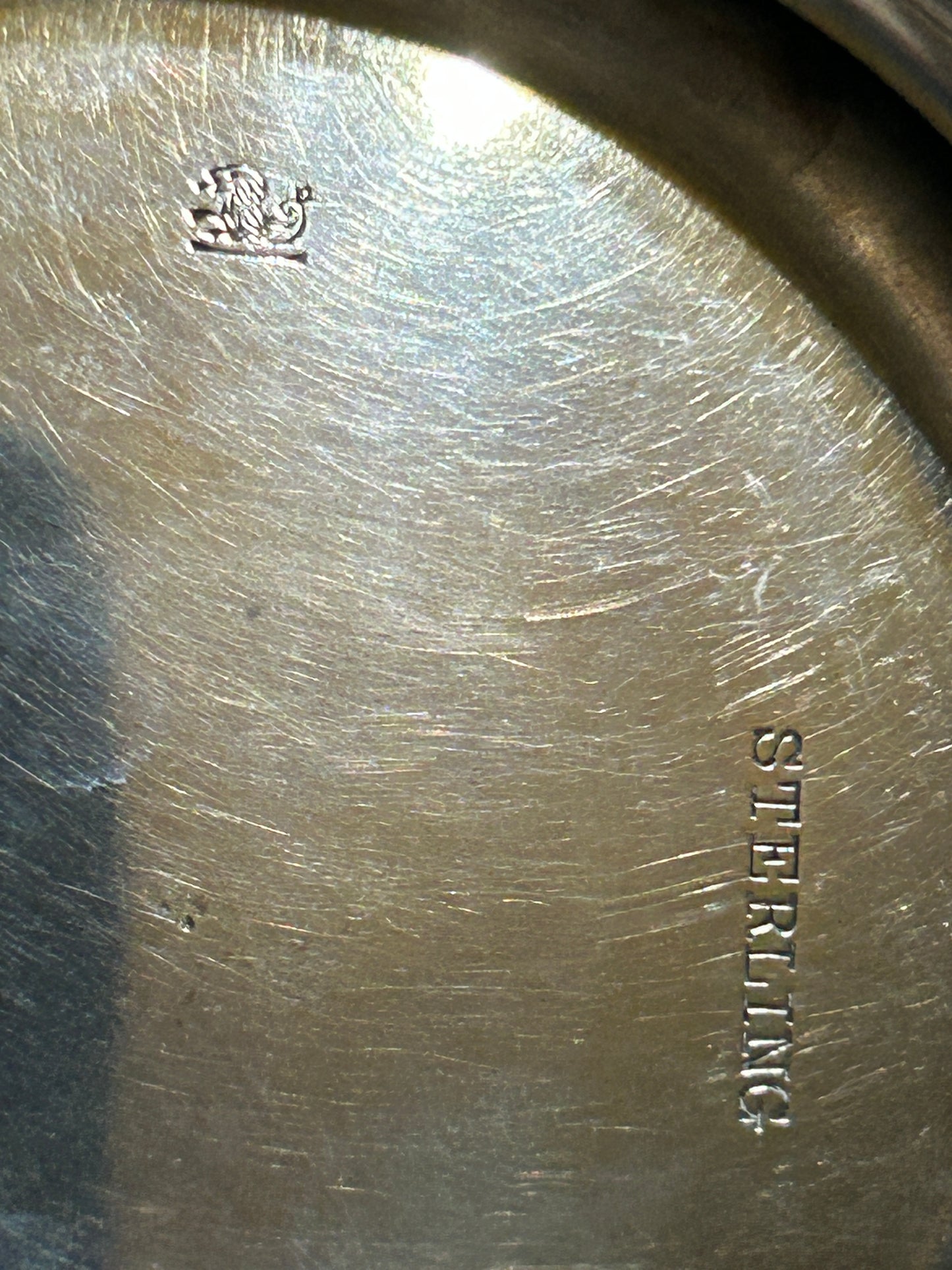 ANTIQUE STERLING SILVER RETICULATED FLORAL COMPOTE BY REDLICH & CO,