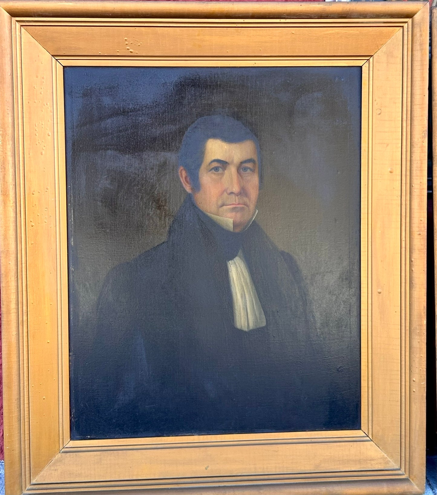 MID 1800'S PAIR OF PORTRAITS OF MAN AND WOMAN - CALL  TEXT FOR PRICE INFORMATION