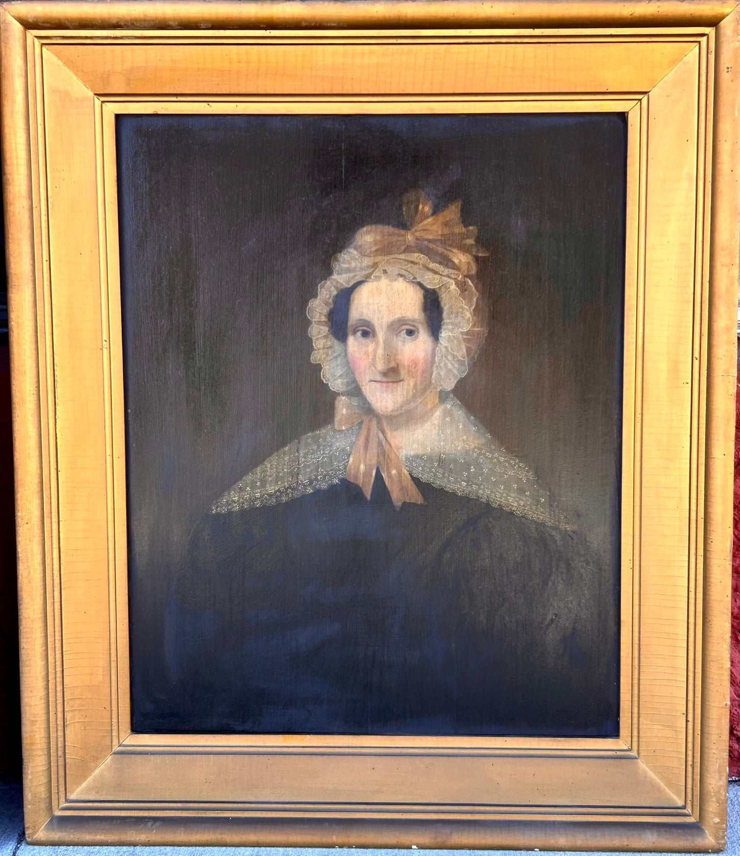 MID 1800'S PAIR OF PORTRAITS OF MAN AND WOMAN - CALL  TEXT FOR PRICE INFORMATION