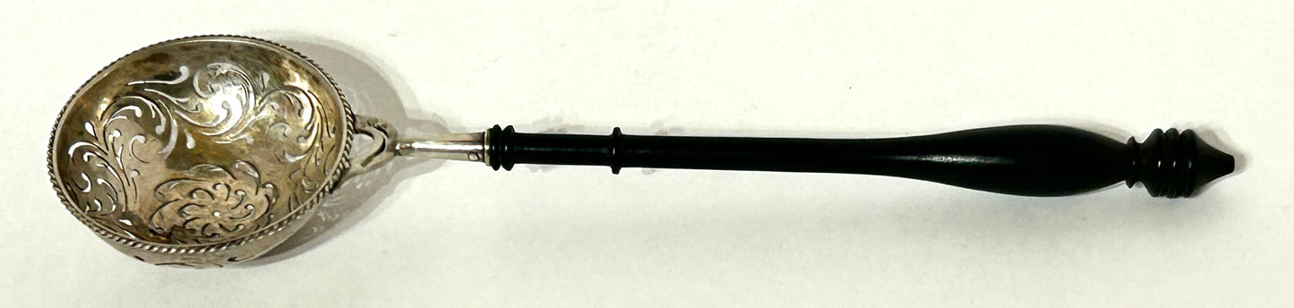 JEAN LOUIS HARDY EARLY 1800'S SILVER TEA OR PUNCH STRAINER