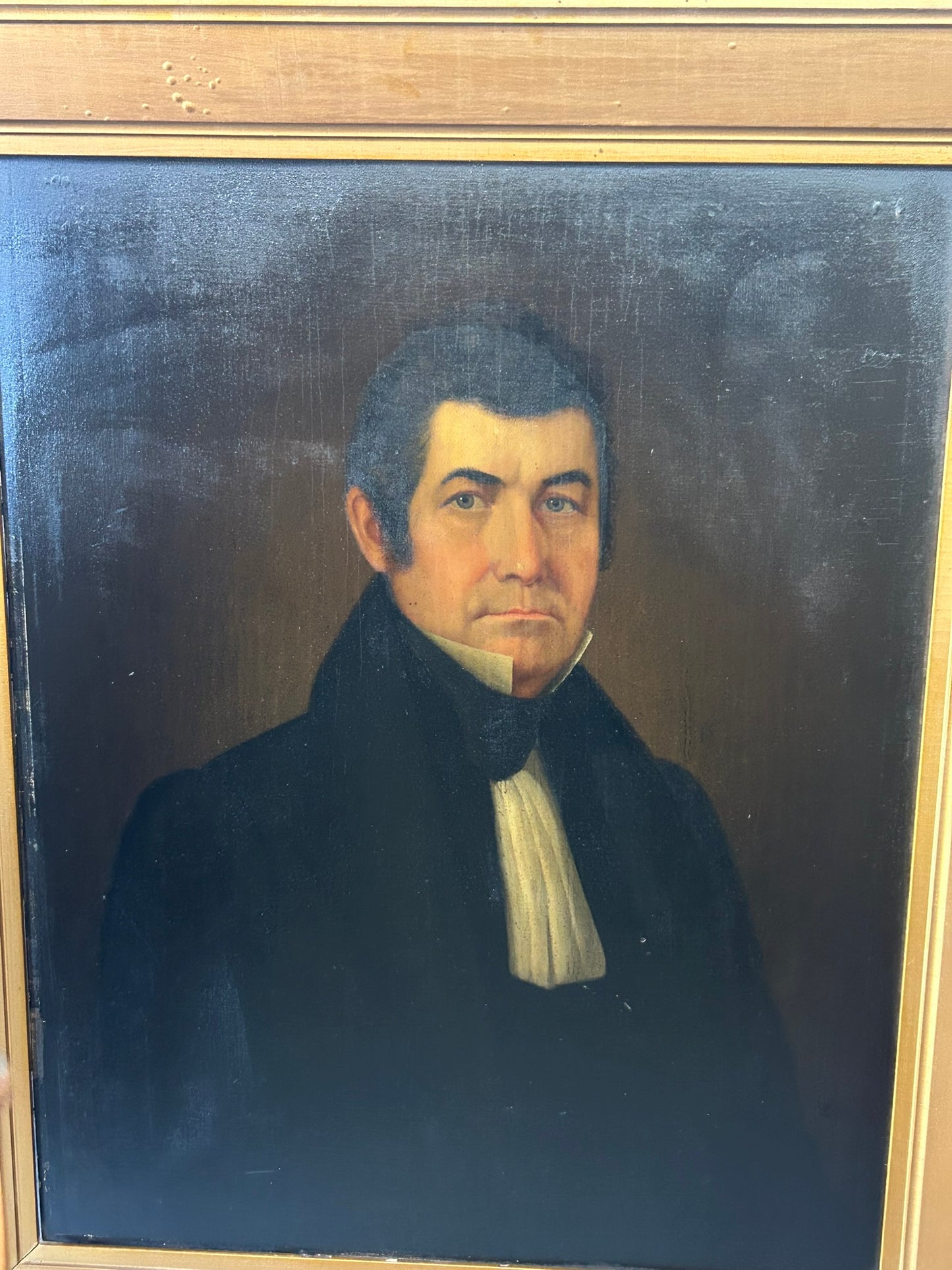 MID 1800'S PAIR OF PORTRAITS OF MAN AND WOMAN - CALL  TEXT FOR PRICE INFORMATION