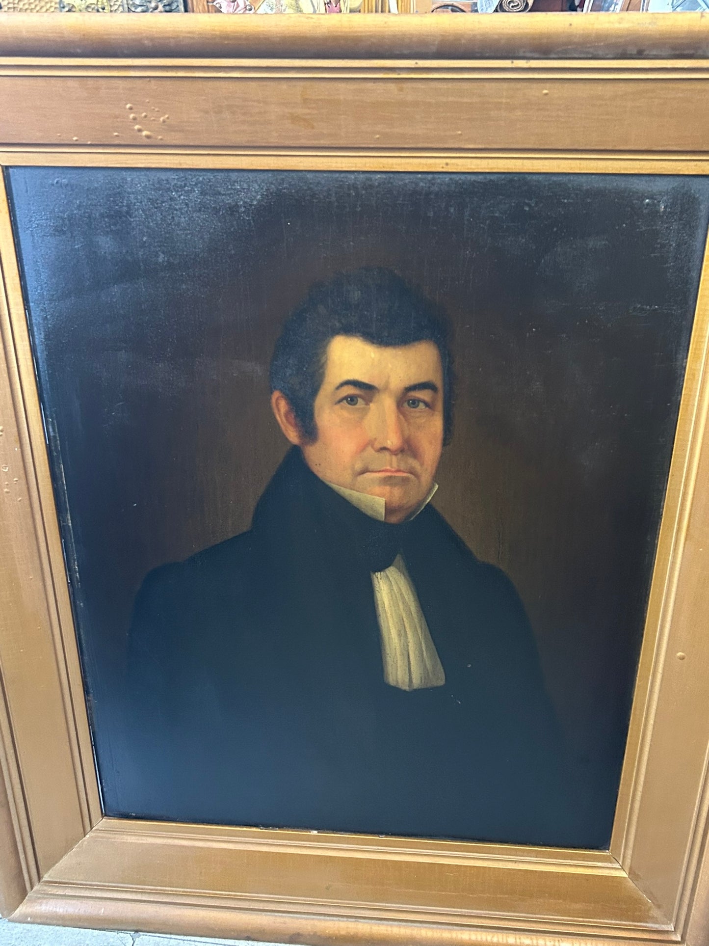 MID 1800'S PAIR OF PORTRAITS OF MAN AND WOMAN - CALL  TEXT FOR PRICE INFORMATION